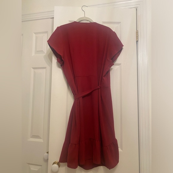Burgundy wrap dress - new with tags - Picture 4 of 4
